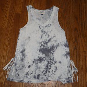 White Tie Dye Tank